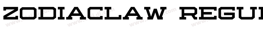 zodiaclaw Regular字体转换 zodiaclaw Regular字体转换